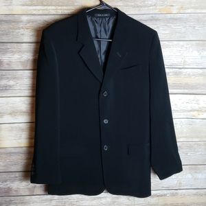 Stanley Blacker Black Suit Jacket Size 20P